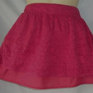 Junior's SO NWT Pink Lace Skirt XL